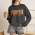 Mama Fall Sweatshirt — Autumn Pumpkins & Leaves Crewneck