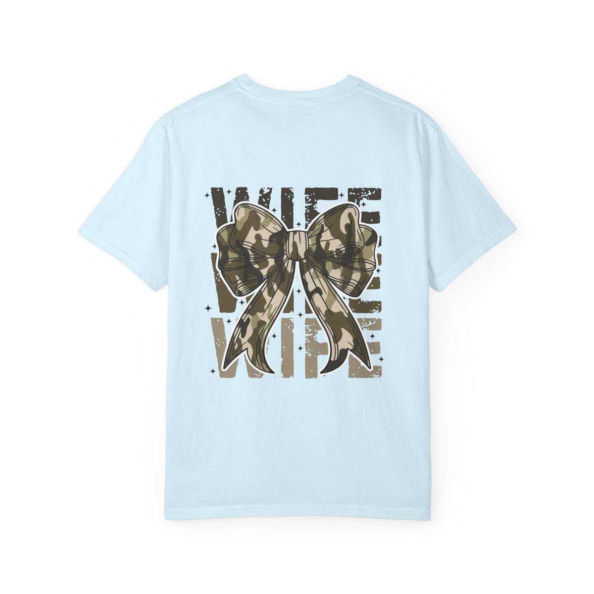 Camo Bow "Wife Vibes" T-Shirt