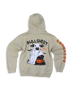 Bullsheet Ghost Cow Halloween Hoodie