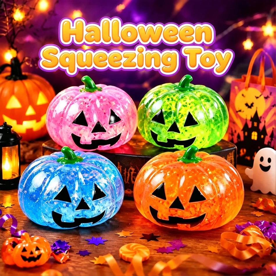 7X6cm Random 1pc Color Halloween Dumpling Squishy Toy – Slow Rising Stress Relief