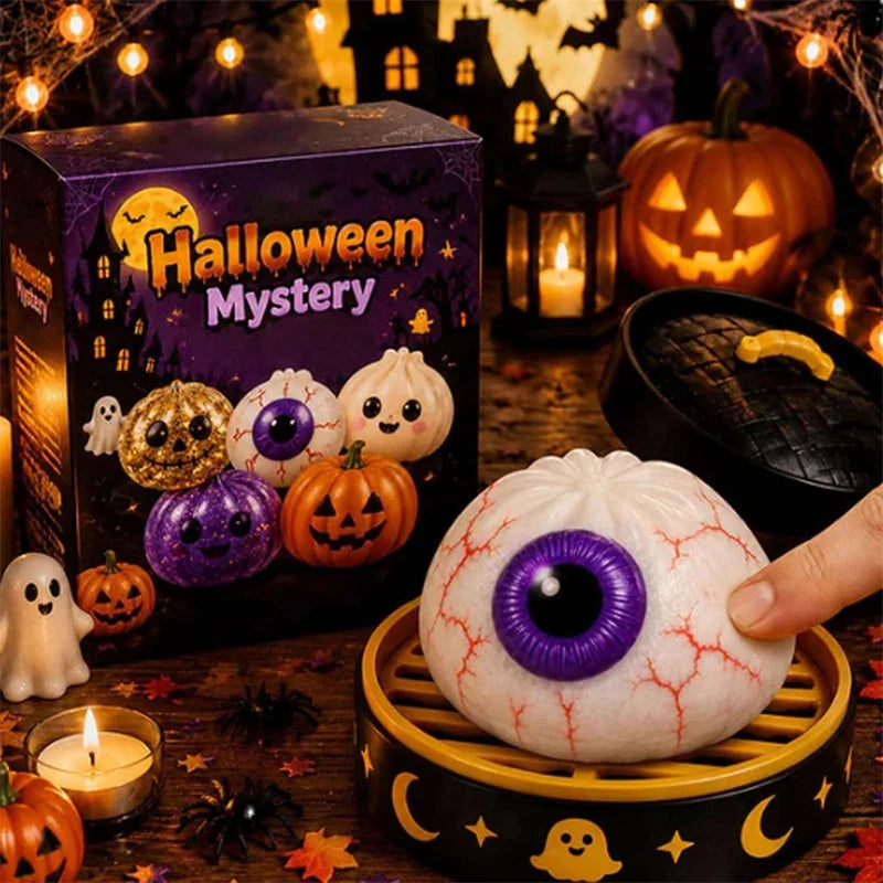 C Color Halloween Dumpling Squishy Toy – Slow Rising Stress Relief