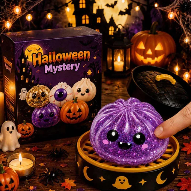 E Color Halloween Dumpling Squishy Toy – Slow Rising Stress Relief