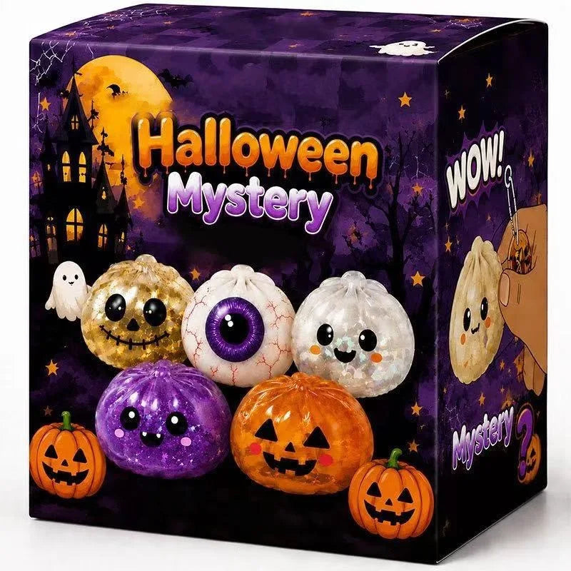 Random 1pc Color Halloween Dumpling Squishy Toy – Slow Rising Stress Relief