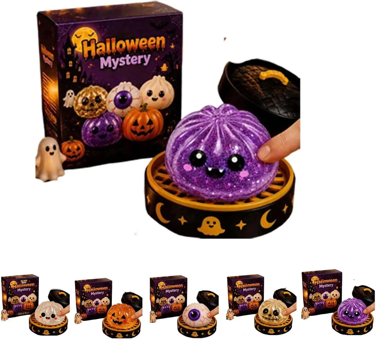 Halloween Dumpling Squishy Toy – Slow Rising Stress Relief